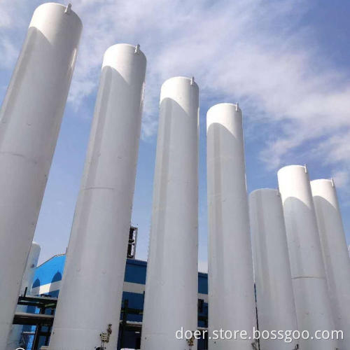 Cryogenic Argon Tank/Vessel For Industrial Plant Using